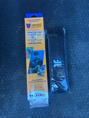Black Protective Headband / Sweatband